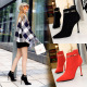 663-6 European and American Fashion Simple High-heeled Suede Banquet Sexy Night Club Slender Tip Metal Chain Children's Shoes