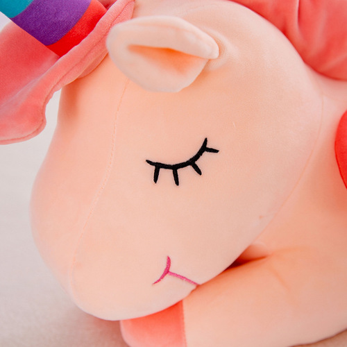 ins unicorn pillow blanket dual-use creative pillow new software cute pony air conditioner quilt nap blanket