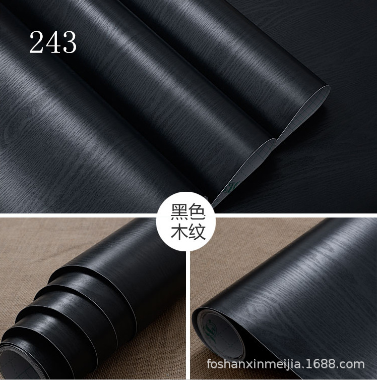 Solid color self-adhesive matte wallpapers PVC