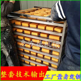 全自动香干烟熏炉 小型电加热豆干上色设备 熏鱼的操作视频图片