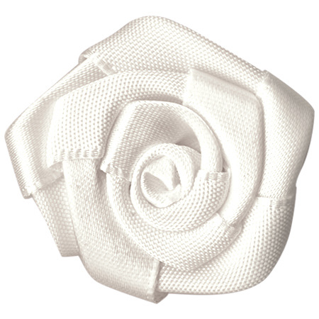 Yao Ming 2,7 cm cinta Rosa pequeña flor tocado horquilla accesorios decorativos hechos a mano DIY cinta Rosa pequeña flor