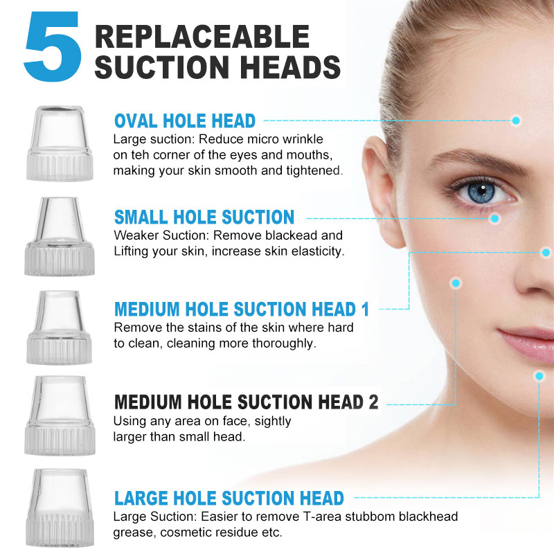 新款电动吸黑头工具去毛孔机粉刺洗脸清洁面部仪器洁面仪厂家货源