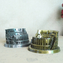 New Alloy Roman Colosseum Ashtray Model Metal Craft Gift Tourist Souvenir Colosseum