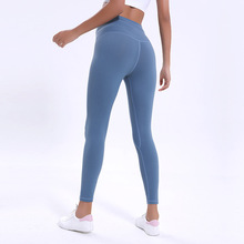Ebay nổ mô hình quần yoga mùa thu nữ hip tập thể dục quần áo tập thể dục skinny skinny cao eo cao chân chín quần Quần áo yoga
