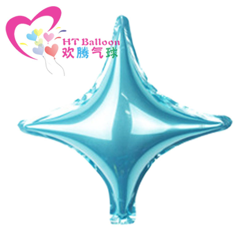 10寸四角星珠光蓝