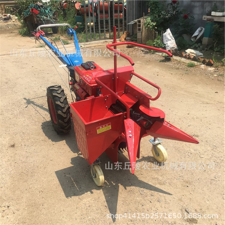 农用小型玉米收获机 多功能手扶拖拉机 配套农具田园管理机