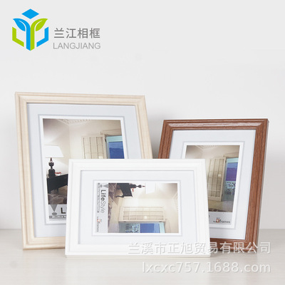 廠家直銷實木相框創意擺台挂牆7寸8寸10寸A4現代簡約藝術裝飾畫框