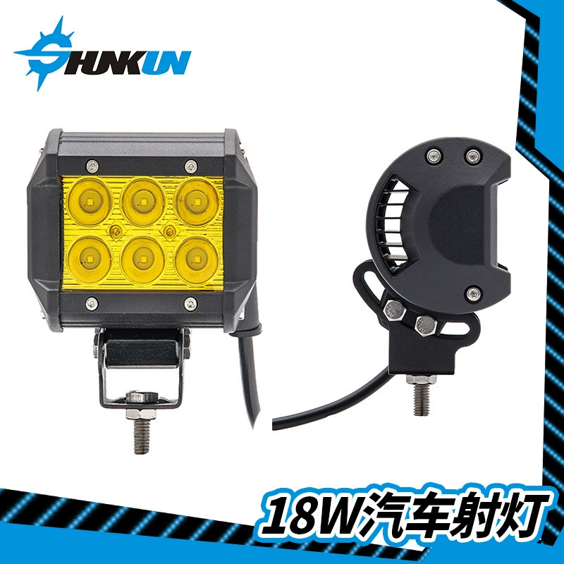 4-дюймовый 18WLED квадратная полоса крыши рабочий свет Shepherd LED автомобиль внедорожной модификации полосы инспекционный свет