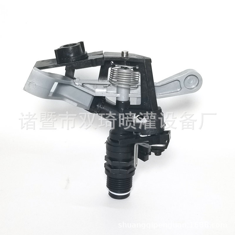 6-point plastic rocker nozzle 360-degree rotating garden sprinkler irrigation automatic sprinkler gardening cooling lawn greening watering