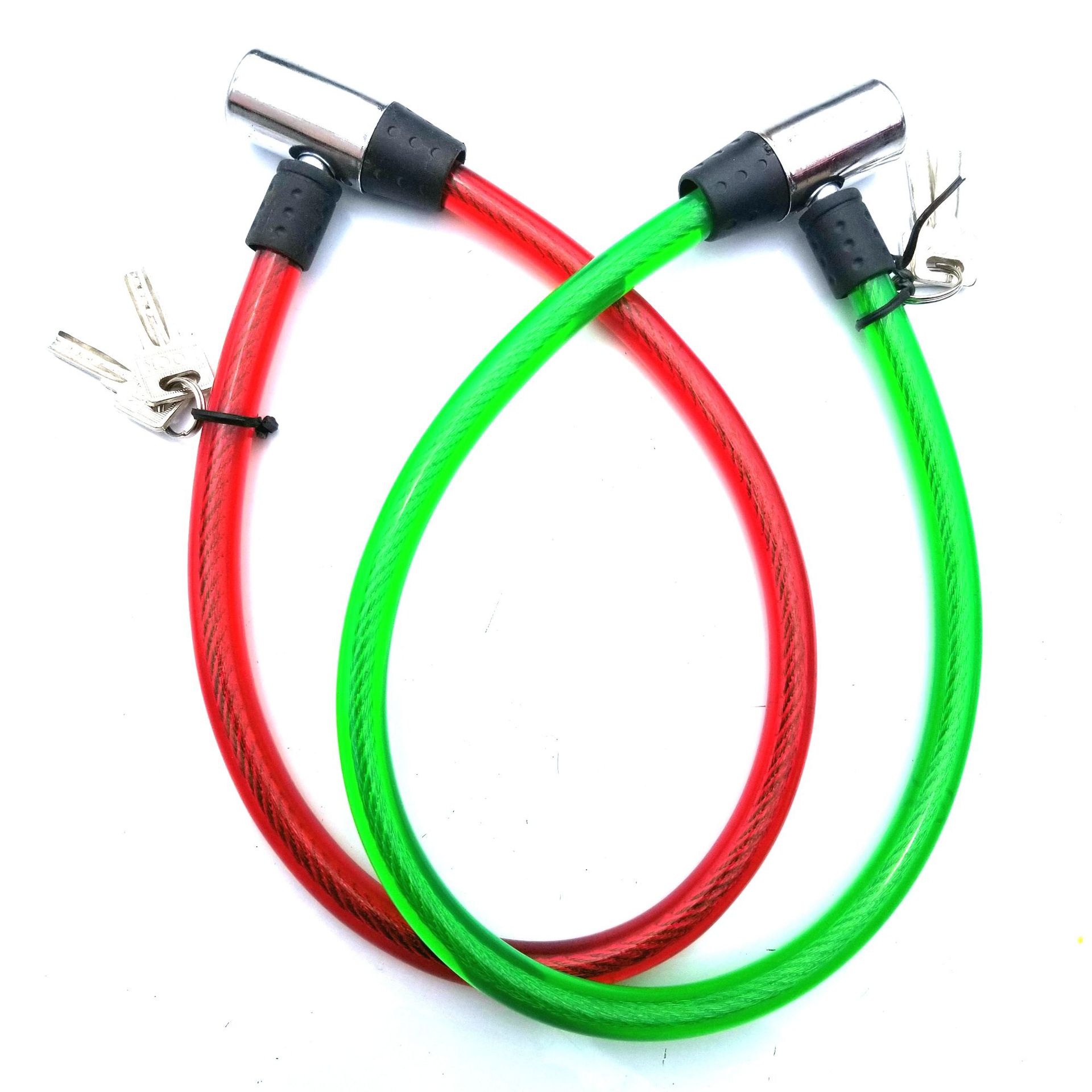 Manufacturers ring key lock bicycle anti-theft lock bicycle cable lock hardware tools anti-theft lock