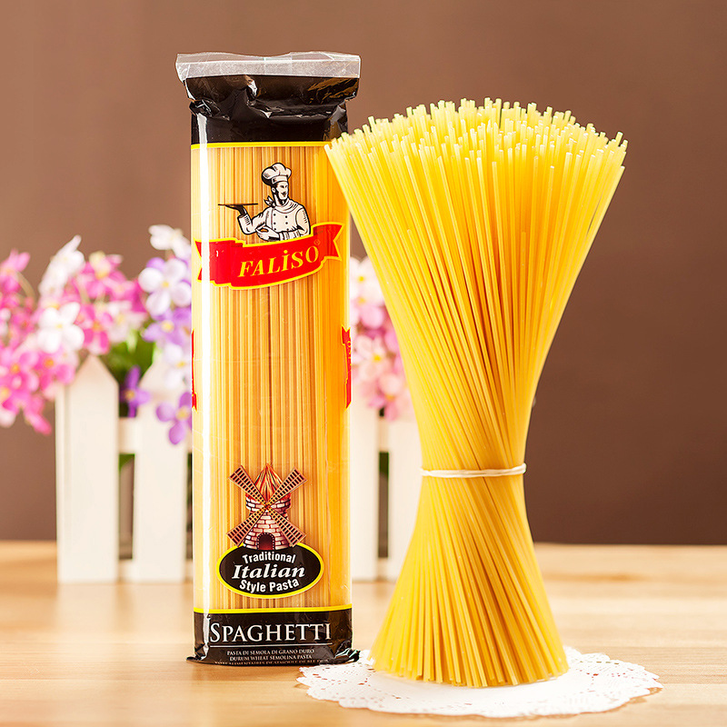 进口意大利面条袋装直身速食意面意粉通心粉家用优惠装500g*1袋