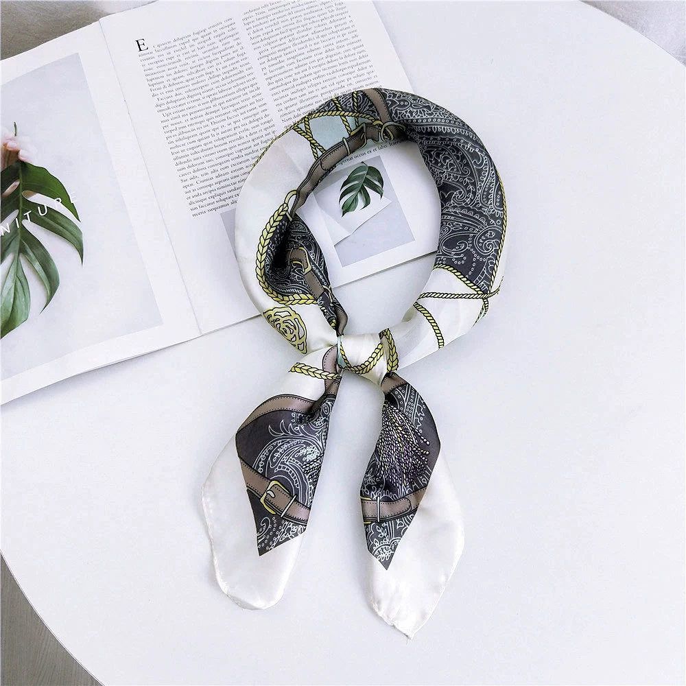 Universal demi-season scarf, thin neckerchief