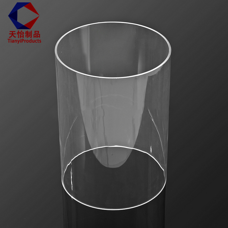 透明亚克力圆管定制长度直径形状灯管灯罩装饰专业生产空心圆管