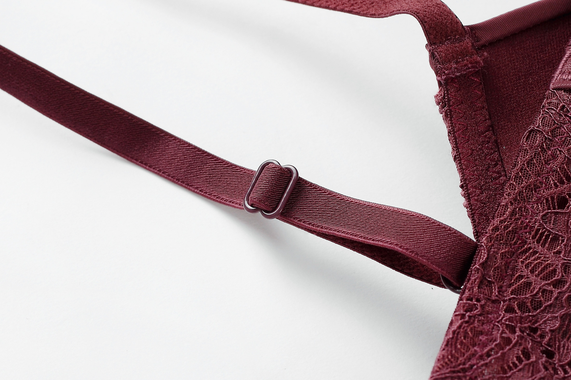 Ensemble de soutien-gorge en dentelle pour filles, sous-vêtements épais, Sexy, pour femmes, 1708_voghion.com