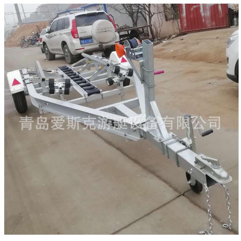 铝合金船用拖车托架拖架 铝合金游艇拖车拖车架