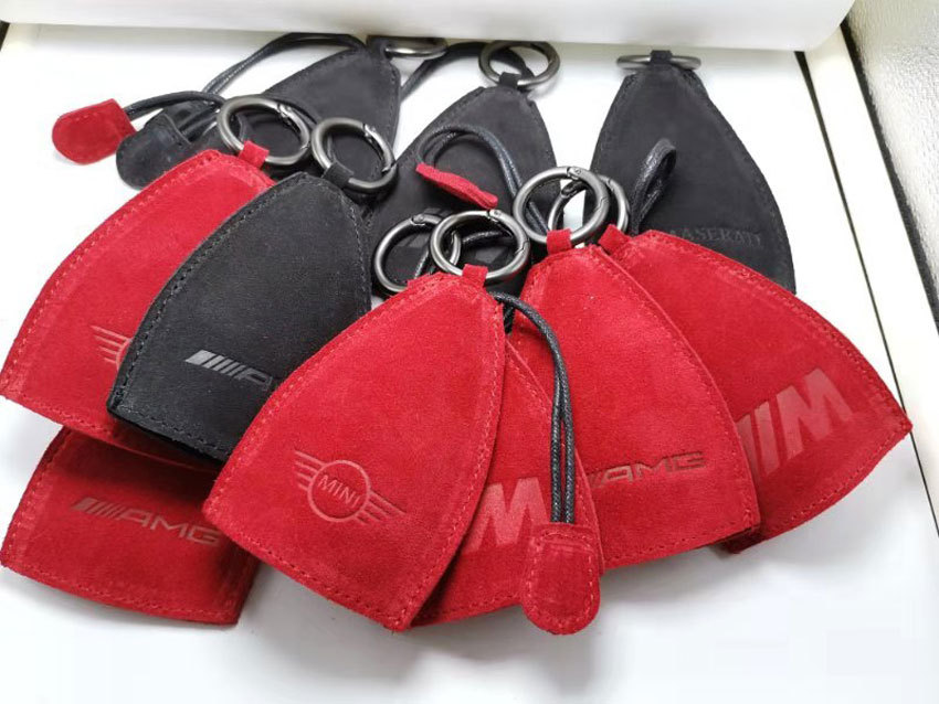 翻毛皮钥匙包大众奥迪奔驰路虎RS凯迪拉克 斯柯达本田JEEP 钥匙包|ms