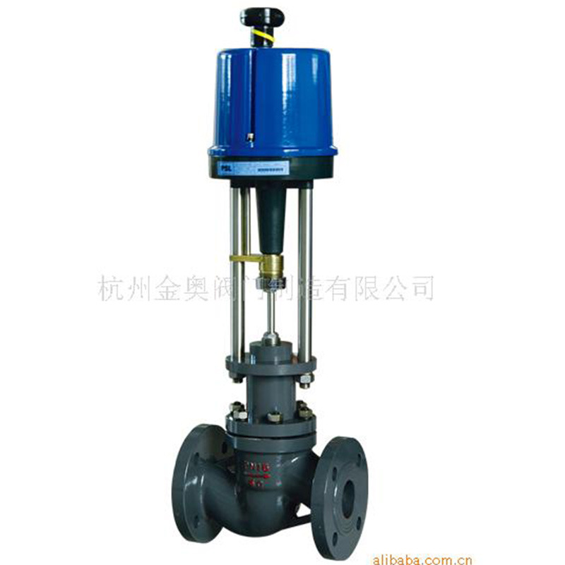 厂家直销 硬密封型电动二通调节阀 碳钢法兰隔膜式调节阀