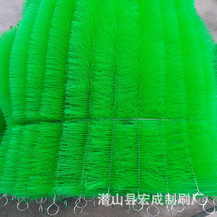 厂家供应锦鲤鱼池过滤清洁毛刷 304不锈钢芯污池水处理净化毛刷