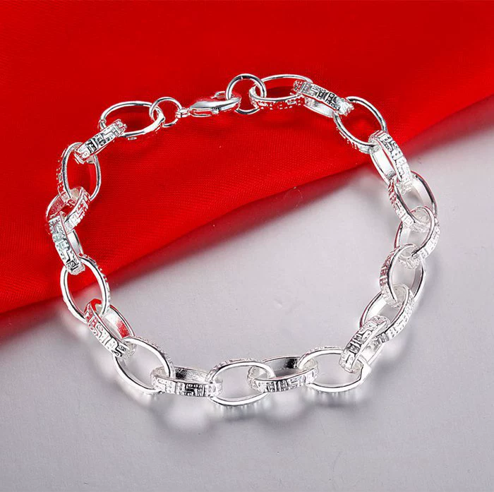 Модный браслет, классический аксессуар, серебро 925 образец, Aliexpress