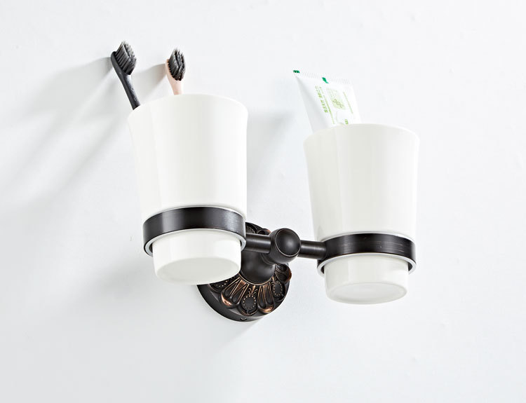 欧贝洁具加工厂卫浴五金挂件批发厂漱口杯架K6108