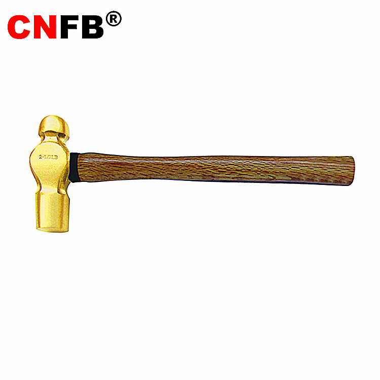 （桥防）天津桥防CNFB--T82105B黄铜木柄奶头锤