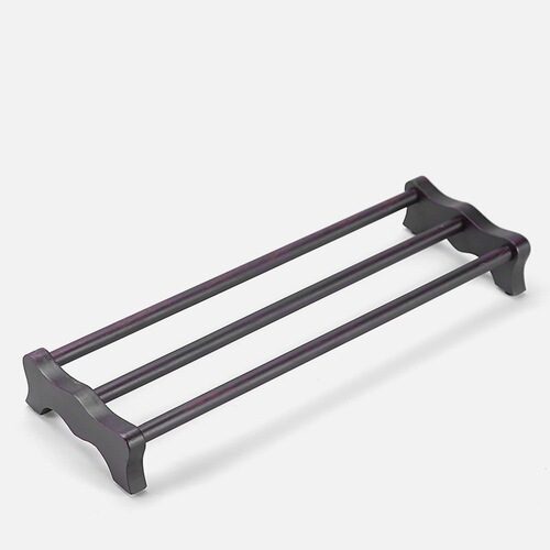 Solid wood ebony tea cup holder Kung Fu tea set accessories tea ceremony tea tray storage rack cup drying rack tea coaster coaster wooden
