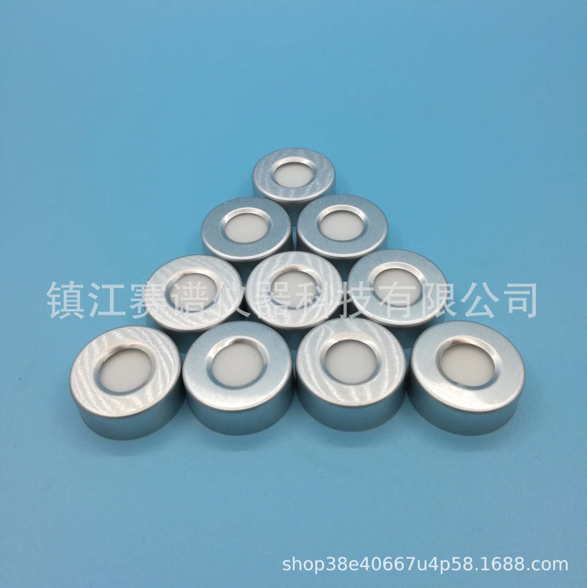 20 мл крышка для бутылки с воздушной хроматографией, 20*3 мм, верхняя пустая крышка для бутылки, алюминиевая крышка с отверстием