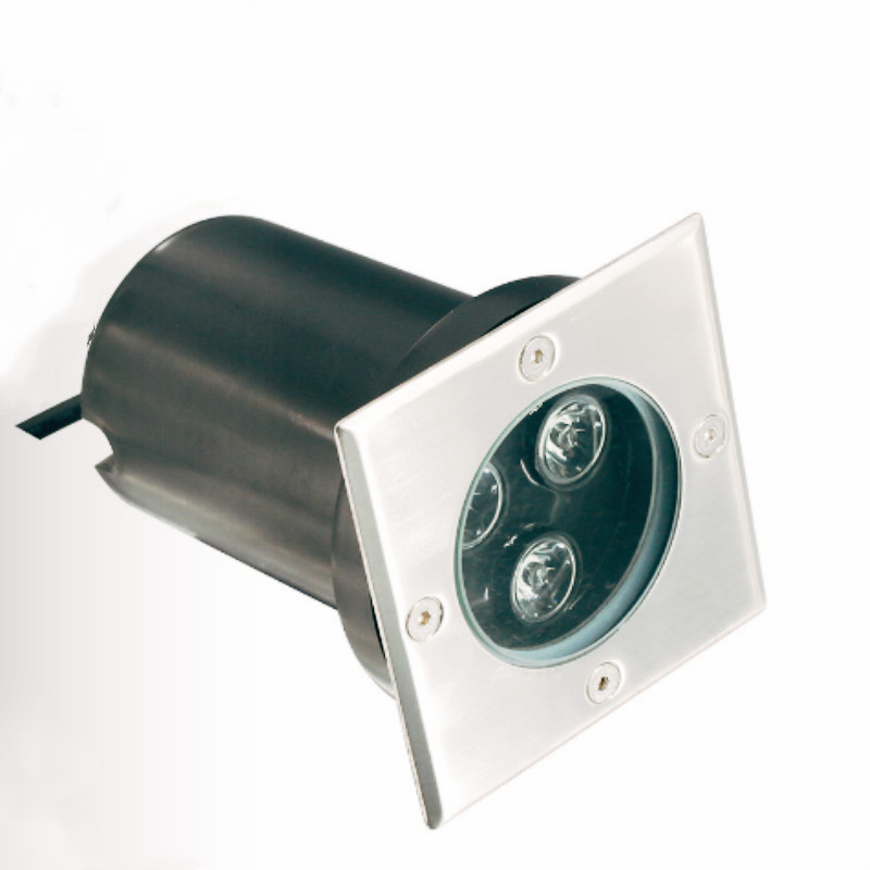Factory Outlet 3W Buried lights outdoors Garden Lawn lights high-power RGB Buried lights 3W Square buried lamp