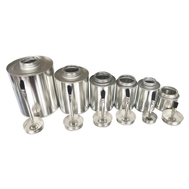 厂家直销批发 118ml-1000ml螺纹口胶水罐 带棉球刷 毛刷罐