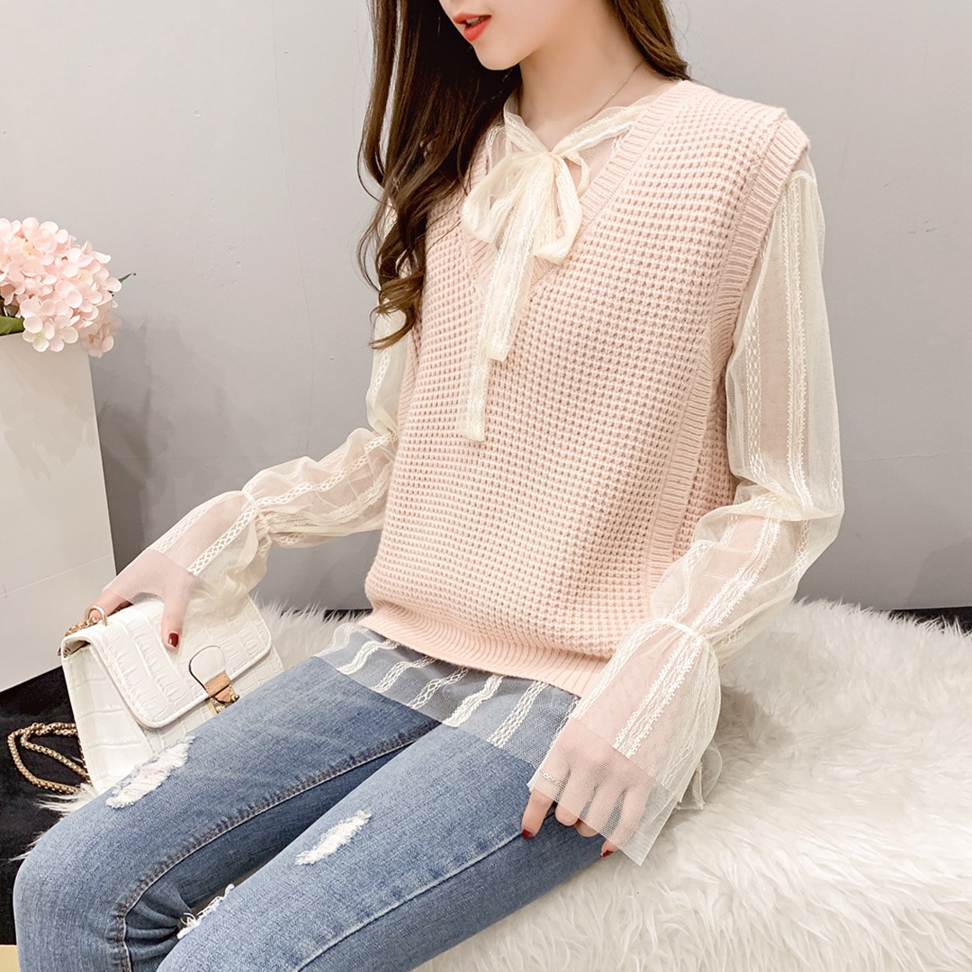 Gilet femme en Mouton cachemire - Ref 3316542 Image 11