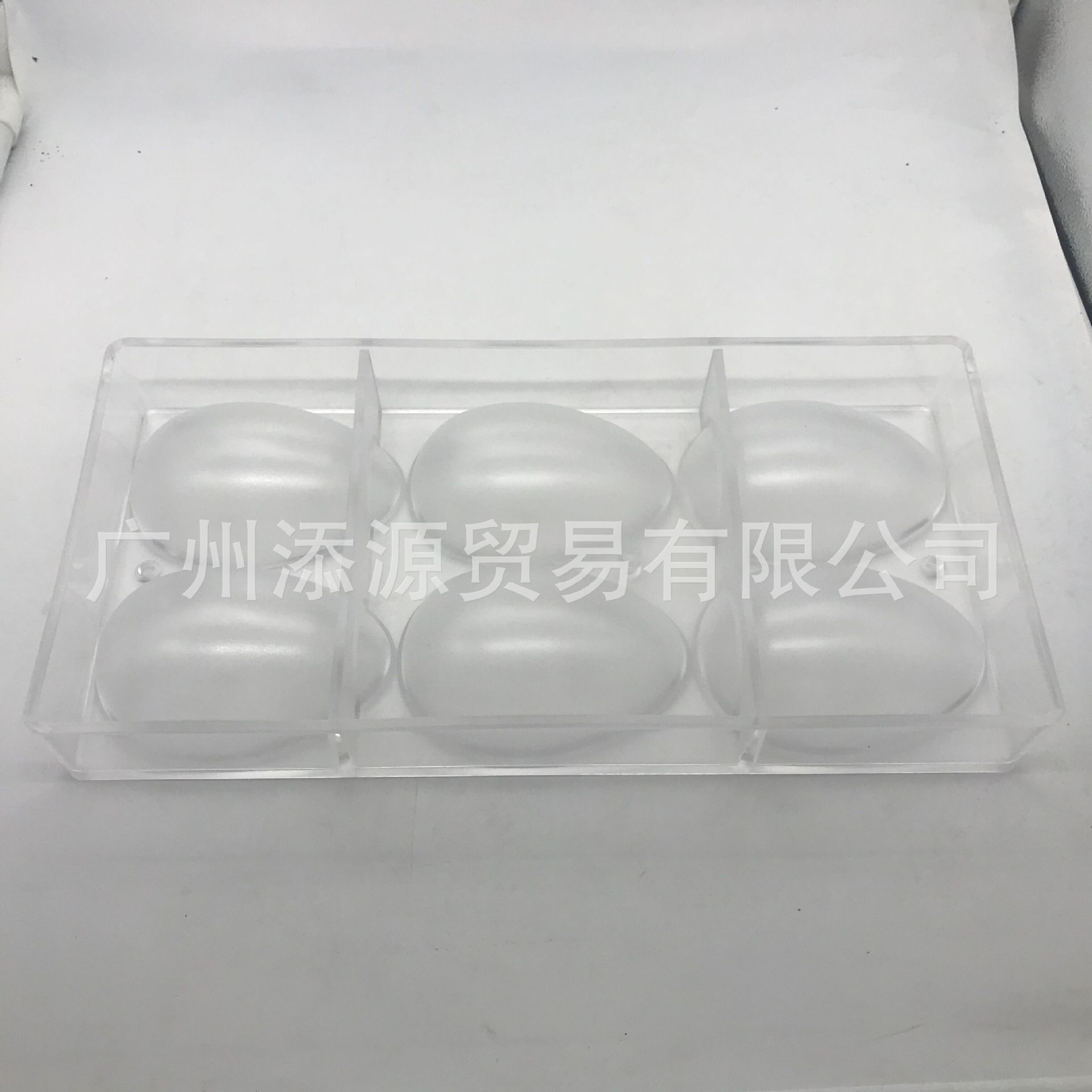 Molde de chocolate de huevo de Pascua molde de 6 piezas de plástico PC en forma de huevo molde de chocolate