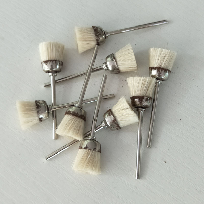 2.35mm电磨打磨头电动布轮羊毛轮钢丝轮镜面抛光轮打磨抛光工具