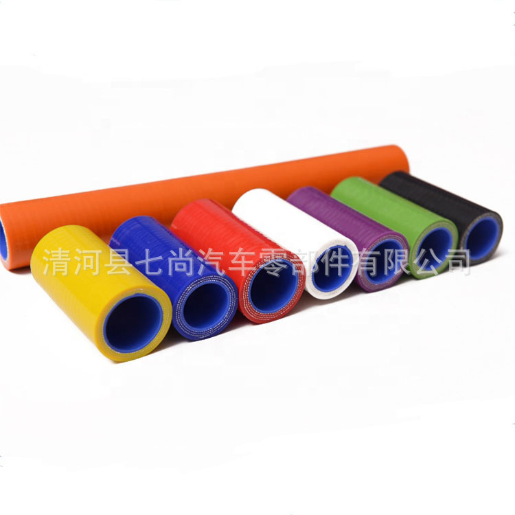 厂家直销耐高温硅胶加线米管内径89mm汽车进气水管硅橡胶编织胶管