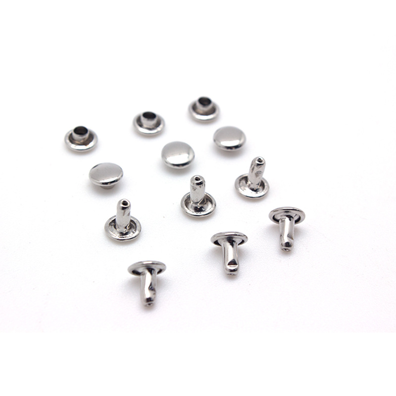 铆钉 现货供应圆形金色铆钉 服装箱包固定五金配件