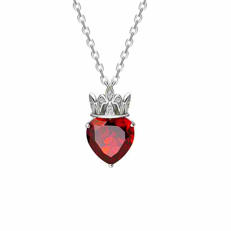Fashionable cute fresh necklace heart-shaped