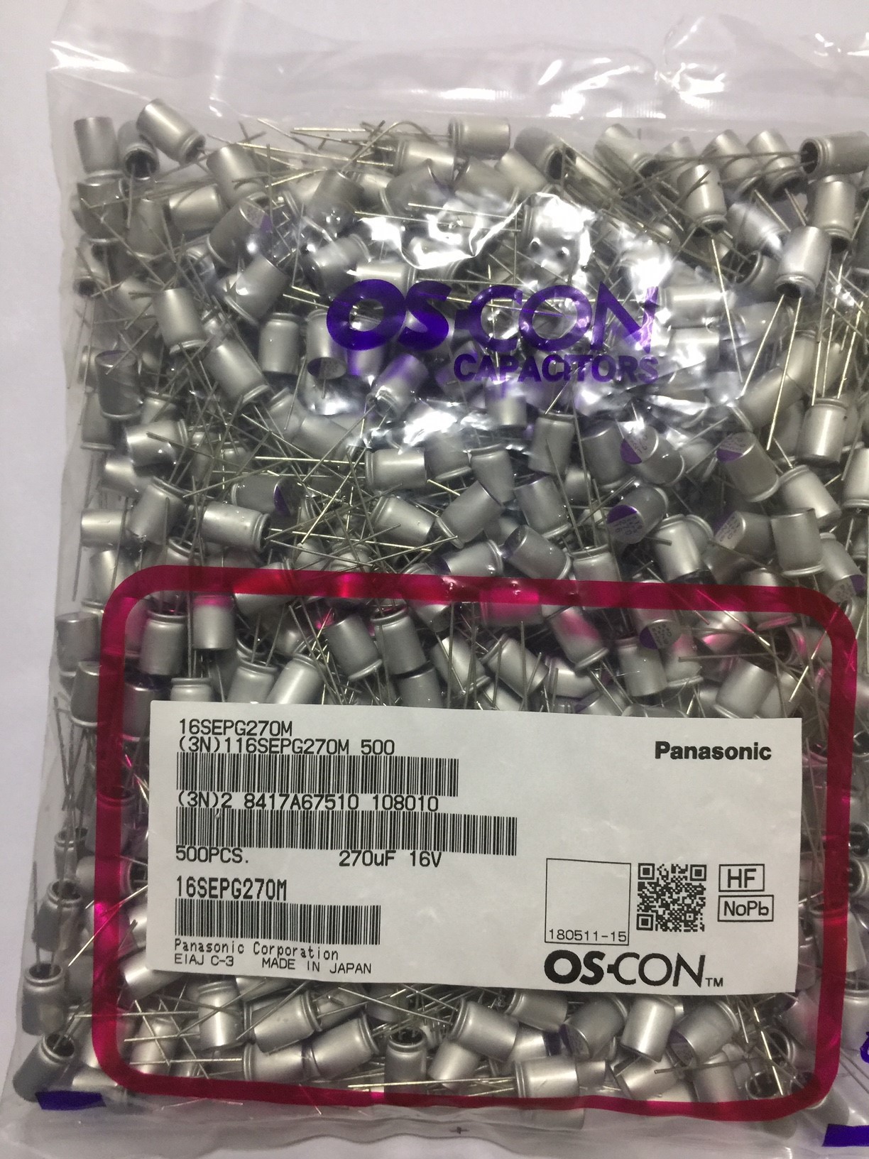 现货供应Panasonic固态电容16SEPG270M