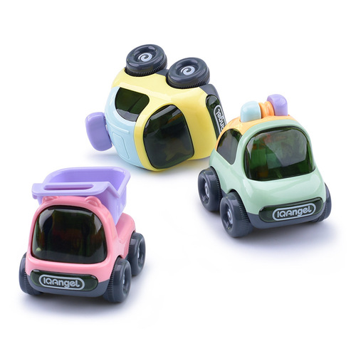 Puzzle non-return car children's toy car boys and girls inertia car set children's toys 0-3 years old