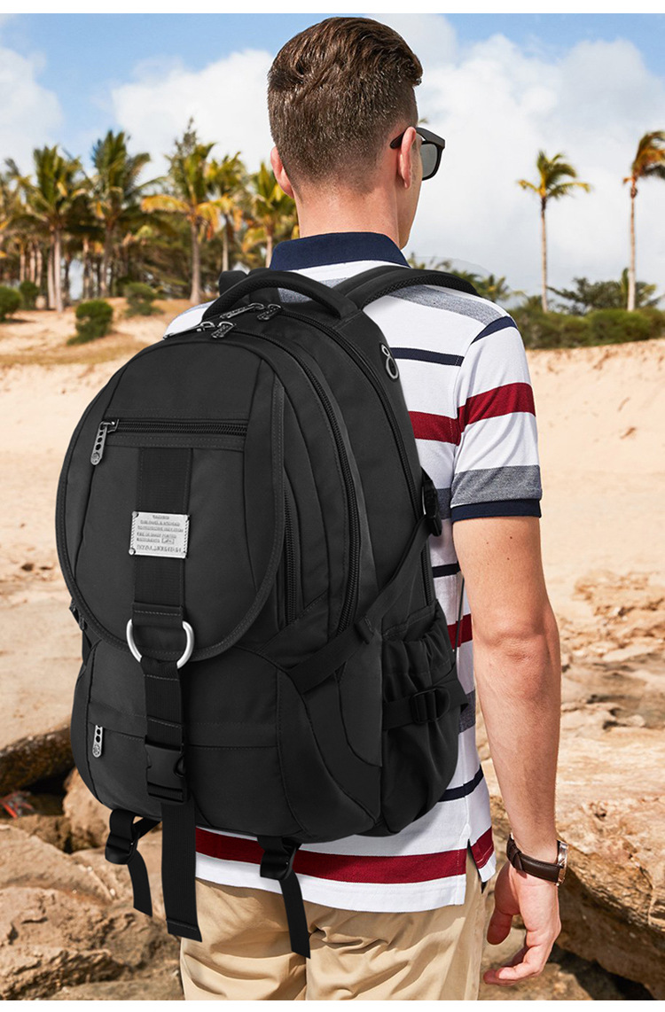 New Large Capacity Travel For Men Outdoor Oxford Cloth 55L Durable Hiking Backpack Student School Bag_voghion.com
