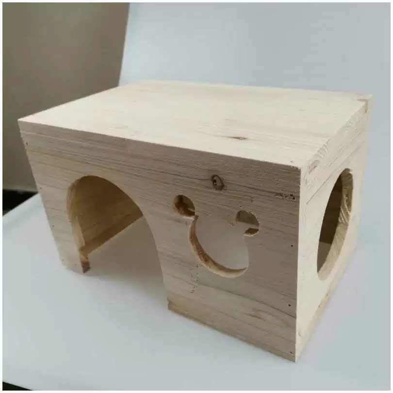 Хомяк Шиншилла ползает домашнее животное Ежик побег комната морская свинка деревянный дом Ежик имеет отверстие ползает домашнее животное Микки квадратный побег номер