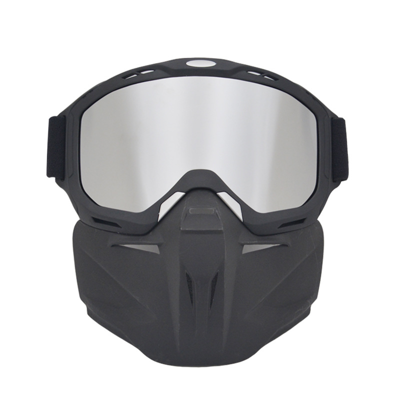 Retro protecting glasses, racing car for cycling, off-road tactics windproof mask 3