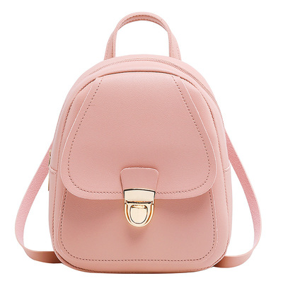 Wholesale New Elliptical Small Backpack, Korean Fashion Version 2019, Lady Wenyi Shoulder Bag, Leisure Small Lock Single Shoulder Bag