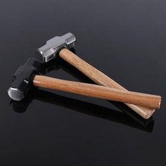 Wood-handled octagonal hammer anti-vibration handle octagonal hammer high-carbon sledge hammer masonry hammer octagonal hammer pound hammer