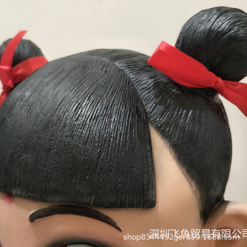 Nezha máscara sombrero magia Niño nacido dibujos animados película y televisión periférica cos Halloween TikTok cantando apoyos de rendimiento