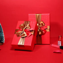 加工定制礼品盒现货红色高档伴手礼香水口红喜糖包装礼物盒可定做