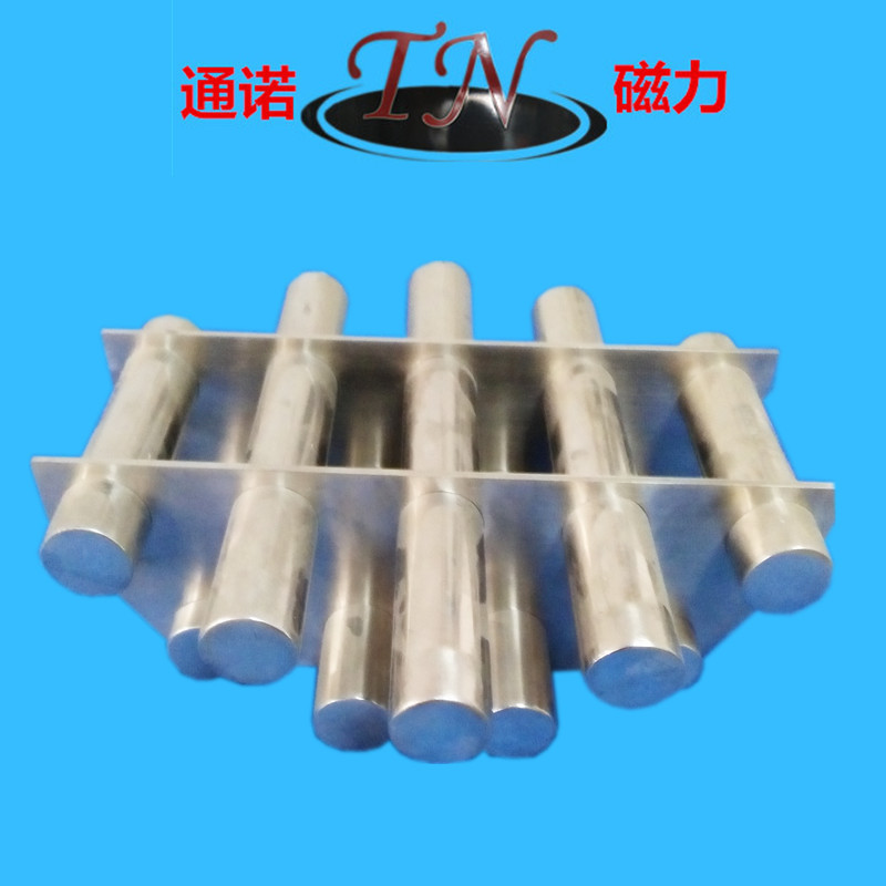 供应90000高斯标准九管磁力架 料斗专用磁力架
