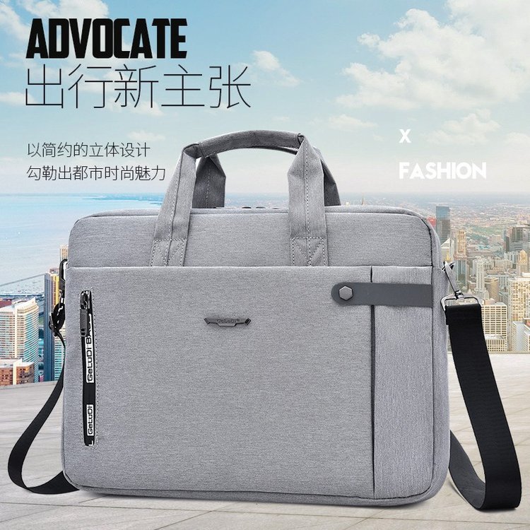Business computer bag men's portable notebook anti-theft handbag 15-inch business briefcase Factory Direct