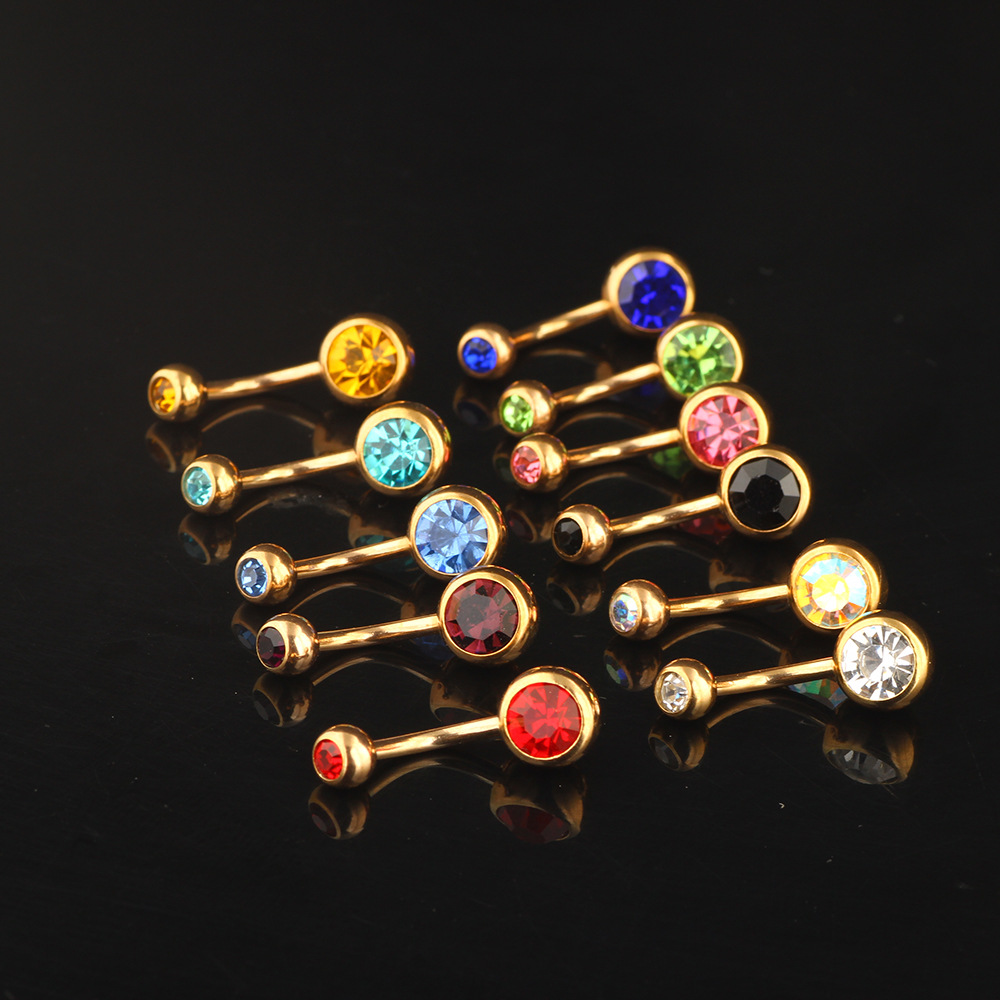 Labret piercing jewelry detail image