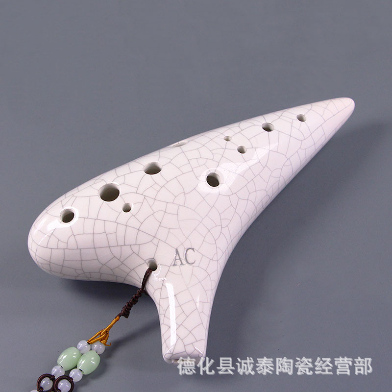 Fengya Ocarina 12-hole Alto c tuning Ocarina 12-hole blue and white crack school teaching training piano store Hot Selling Ocarina Fengya Ocarina 12-hole Alto c tuning Ocarina 12-hole blue and white crack school teaching training piano store Hot Selling Ocarina