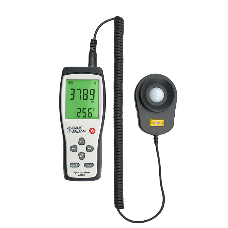  AS823 高精度照度计 数字照度仪测光表光亮度测试仪 亮度计