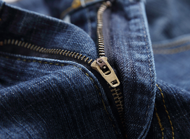 Jeans uomo taglio dritto effetto consumato moda casual_voghion.com